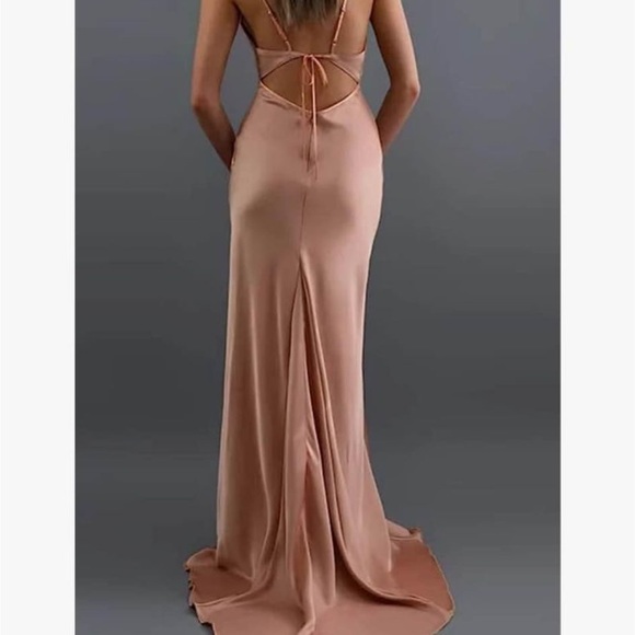 Black maxi dress/prom/bridesmaid dress - Picture 6 of 8